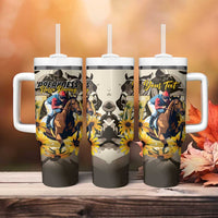 Personalized Preakness Horse Racing Tumbler With Handle Middle Jewel