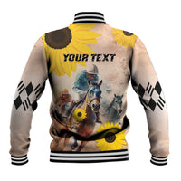 Personalized Preakness Horse Racing Baseball Jacket Run for the Black Eyed Susans