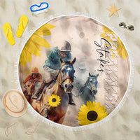 Preakness Horse Racing Beach Blanket Run for the Black Eyed Susans