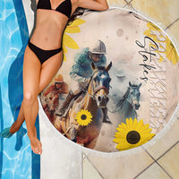 Preakness Horse Racing Beach Blanket Run for the Black Eyed Susans