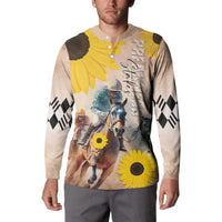 Personalized Preakness Horse Racing Button Sweatshirt Run for the Black Eyed Susans