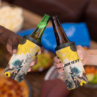 Personalized Preakness Horse Racing 4 in 1 Can Cooler Tumbler Run for the Black Eyed Susans