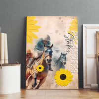 Preakness Horse Racing Canvas Wall Art Run for the Black Eyed Susans