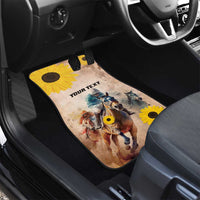 Preakness Horse Racing Car Mats Run for the Black Eyed Susans