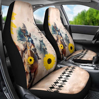 Preakness Horse Racing Car Seat Cover Run for the Black Eyed Susans