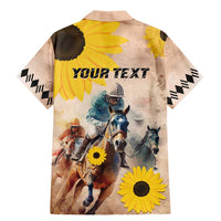 Personalized Preakness Horse Racing Family Matching Mermaid Dress and Hawaiian Shirt Run for the Black Eyed Susans