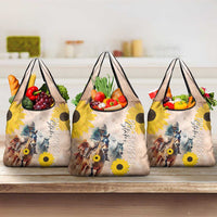 Preakness Horse Racing Grocery Bag Run for the Black Eyed Susans