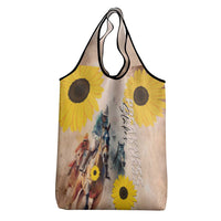 Preakness Horse Racing Grocery Bag Run for the Black Eyed Susans