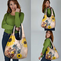 Preakness Horse Racing Grocery Bag Run for the Black Eyed Susans