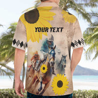 Personalized Preakness Horse Racing Hawaiian Shirt Run for the Black Eyed Susans