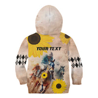 Personalized Preakness Horse Racing Kid Hoodie Run for the Black Eyed Susans