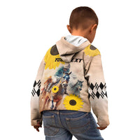 Personalized Preakness Horse Racing Kid Hoodie Run for the Black Eyed Susans