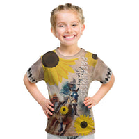 Personalized Preakness Horse Racing Kid T Shirt Run for the Black Eyed Susans