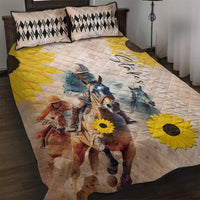 Preakness Horse Racing Quilt Bed Set Run for the Black Eyed Susans