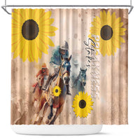 Preakness Horse Racing Shower Curtain Run for the Black Eyed Susans