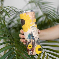 Personalized Preakness Horse Racing Skinny Tumbler Run for the Black Eyed Susans