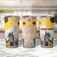 Personalized Preakness Horse Racing Tumbler Cup Run for the Black Eyed Susans