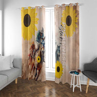 Preakness Horse Racing Window Curtain Run for the Black Eyed Susans