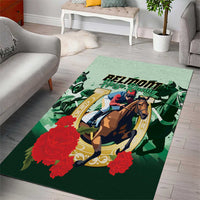 Belmont Horse Racing Area Rug The Test of the Champion