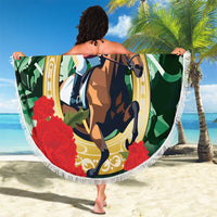 Belmont Horse Racing Beach Blanket The Test of the Champion