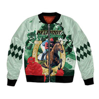 Personalized Belmont Horse Racing Bomber Jacket The Test of the Champion