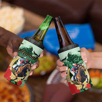 Personalized Belmont Horse Racing 4 in 1 Can Cooler Tumbler The Test of the Champion
