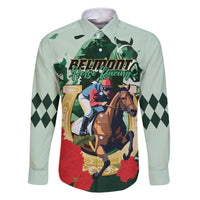 Personalized Belmont Horse Racing Family Matching Summer Maxi Dress and Hawaiian Shirt The Test of the Champion