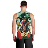Personalized Belmont Horse Racing Men Tank Top The Test of the Champion