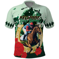 Personalized Belmont Horse Racing Polo Shirt The Test of the Champion