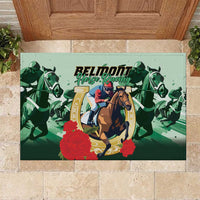 Belmont Horse Racing Rubber Doormat The Test of the Champion