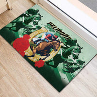Belmont Horse Racing Rubber Doormat The Test of the Champion