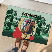 Belmont Horse Racing Rubber Doormat The Test of the Champion