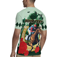Personalized Belmont Horse Racing Rugby Jersey The Test of the Champion