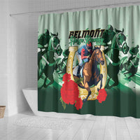 Belmont Horse Racing Shower Curtain The Test of the Champion