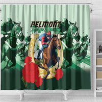 Belmont Horse Racing Shower Curtain The Test of the Champion