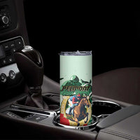 Personalized Belmont Horse Racing Skinny Tumbler The Test of the Champion