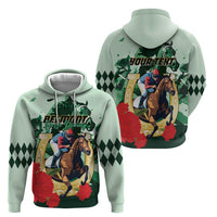Personalized Belmont Horse Racing Zip Hoodie The Test of the Champion