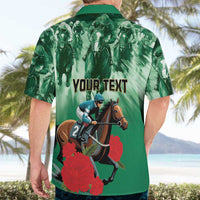 Personalized Belmont Horse Racing Hawaiian Shirt Run for the Carnations
