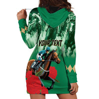 Personalized Belmont Horse Racing Hoodie Dress Run for the Carnations