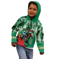 Personalized Belmont Horse Racing Kid Hoodie Run for the Carnations