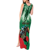 Personalized Belmont Horse Racing Tank Maxi Dress Run for the Carnations