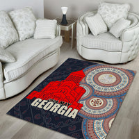 Georgia Independence Day Area Rug Holy Trinity Cathedral of Tbilisi - Wonder Print Shop