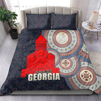 Georgia Independence Day Bedding Set Holy Trinity Cathedral of Tbilisi - Wonder Print Shop