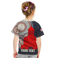 Georgia Independence Day Kid T Shirt Holy Trinity Cathedral of Tbilisi - Wonder Print Shop