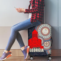 Georgia Independence Day Luggage Cover Holy Trinity Cathedral of Tbilisi - Wonder Print Shop
