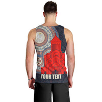 Georgia Independence Day Men Tank Top Holy Trinity Cathedral of Tbilisi - Wonder Print Shop