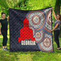 Georgia Independence Day Quilt Holy Trinity Cathedral of Tbilisi - Wonder Print Shop