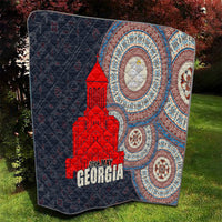 Georgia Independence Day Quilt Holy Trinity Cathedral of Tbilisi - Wonder Print Shop