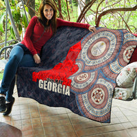 Georgia Independence Day Quilt Holy Trinity Cathedral of Tbilisi - Wonder Print Shop