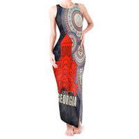 Georgia Independence Day Tank Maxi Dress Holy Trinity Cathedral of Tbilisi - Wonder Print Shop
